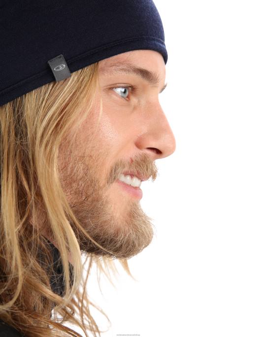 Icebreaker unisex merino lomme beanie B00X448 tilbehør kirsebær/midnat flåde