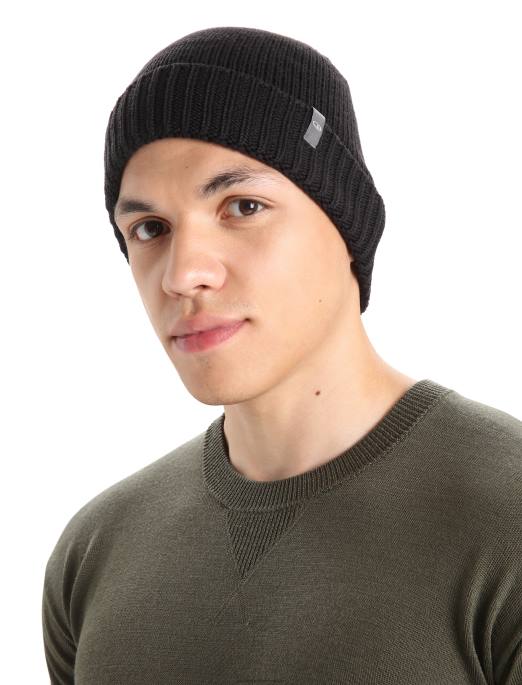Icebreaker unisex merino vela cuff hue B00X335 tilbehør sort