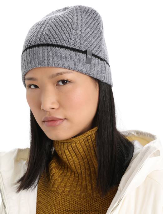 Icebreaker unisex merino waypoint hue B00X329 tilbehør gruslyng/sort