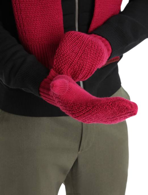 Icebreaker unisex merino waypoint vanter B00X470 tilbehør kirsebær/espresso