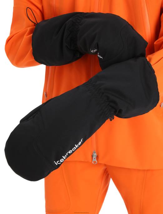 Icebreaker unisex merinoloft luffer B00X307 tøj sort/emalje