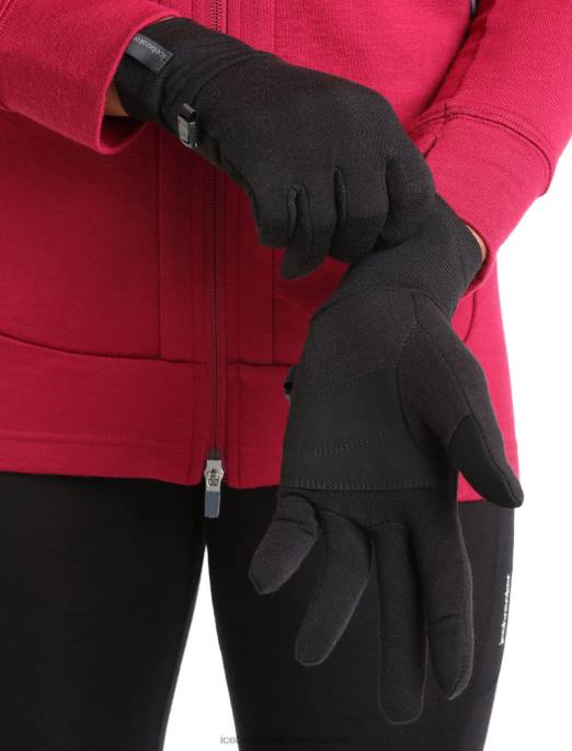 Icebreaker unisex realfleece merino sierra handsker B00X300 tøj sort
