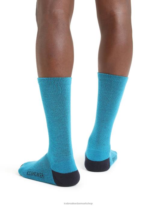 Icebreaker Mænd merino lifestyle light crew sokker B00X294 tilbehør geo blue/midnight navy