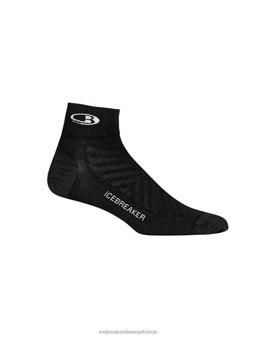 Icebreaker Mænd merino run+ ultralette ministrømper B00X276 tilbehør sort/sne