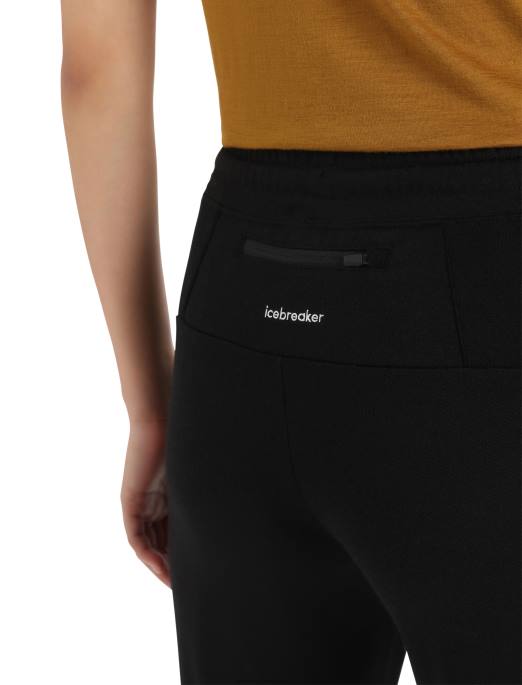 Icebreaker Kvinder zoneknit merino jogger B00X750 tøj sort