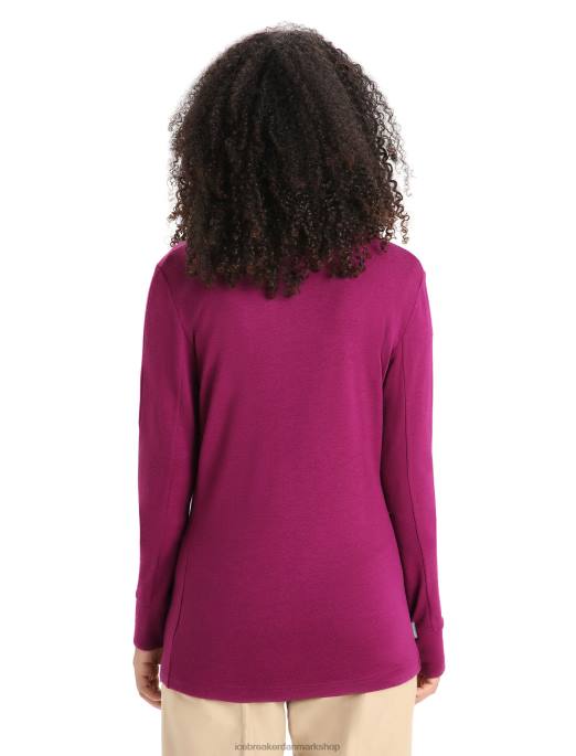 Icebreaker Kvinder merino quantum iii langærmet jakke med lynlås B00X715 tøj gå bær