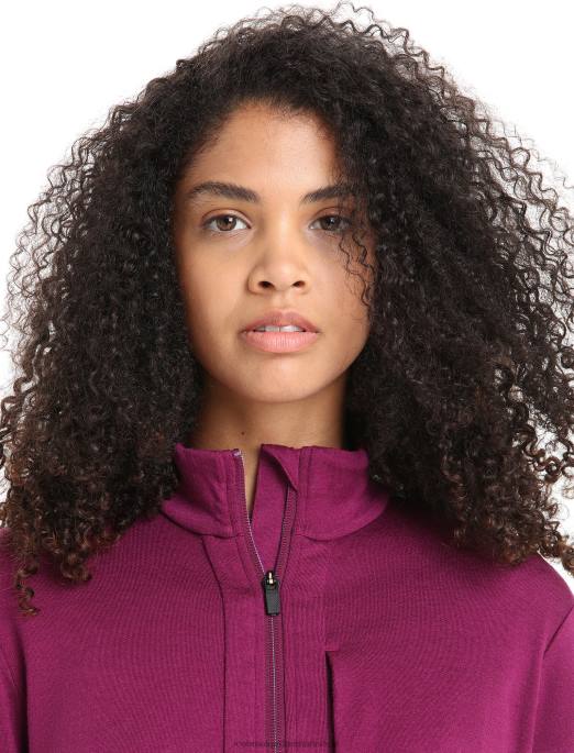 Icebreaker Kvinder merino quantum iii langærmet jakke med lynlås B00X715 tøj gå bær