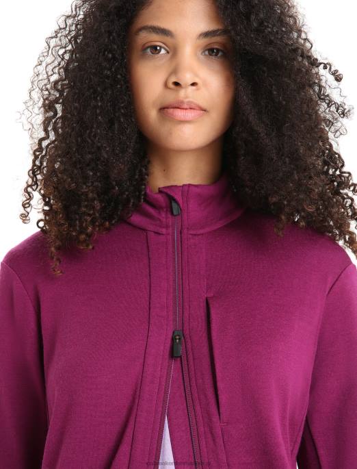 Icebreaker Kvinder merino quantum iii langærmet jakke med lynlås B00X715 tøj gå bær