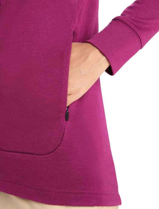 Icebreaker Kvinder merino quantum iii langærmet jakke med lynlås B00X715 tøj gå bær