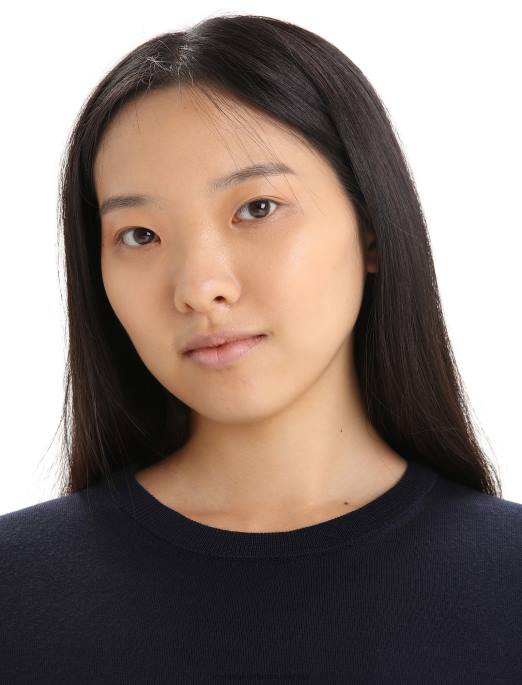 Icebreaker Kvinder merino wilcox langærmet sweater B00X721 tøj midnatsflåde