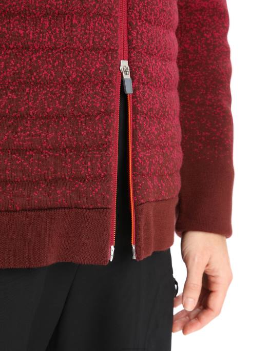 Icebreaker Kvinder zoneknit merino-isoleret langærmet hættetrøje med lynlås i dybet B00X888 tøj kirsebær/espresso