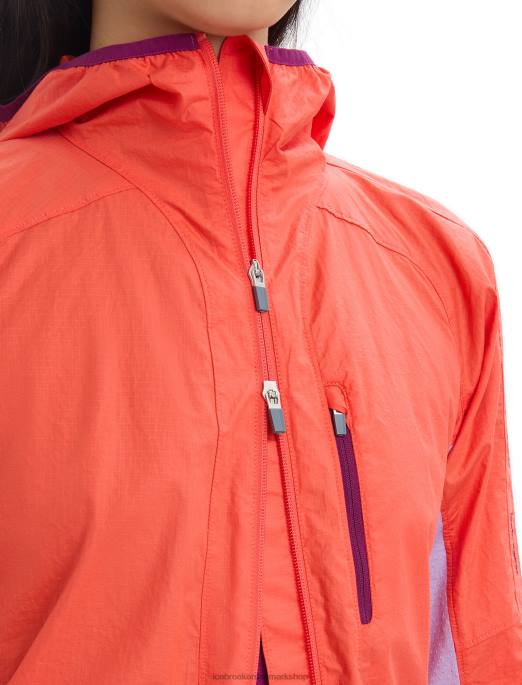 Icebreaker Kvinder shell+ vindjakke i merino bomuld B00X680 tøj levende jord/lilla blik