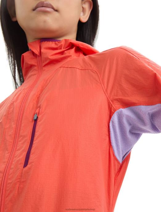 Icebreaker Kvinder shell+ vindjakke i merino bomuld B00X680 tøj levende jord/lilla blik