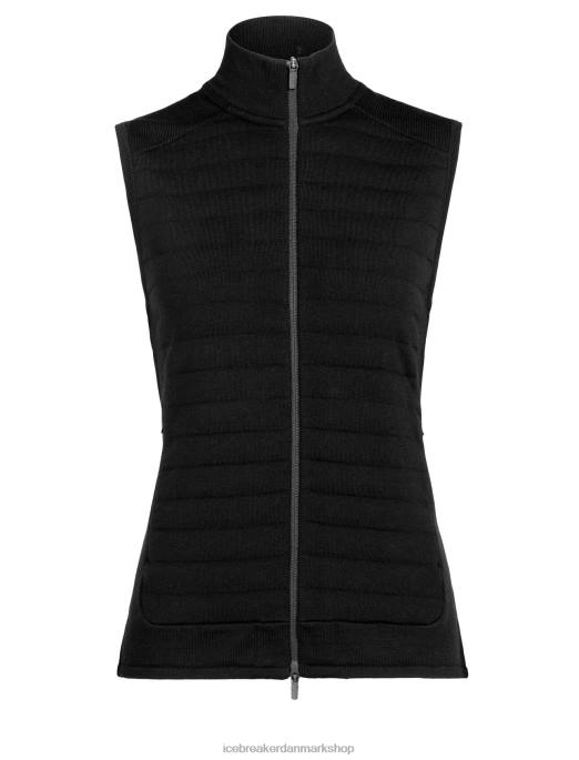 Icebreaker Kvinder zoneknit merino isoleret vest B00X684 tøj sort