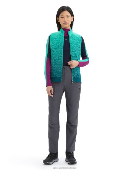 Icebreaker Kvinder zoneknit merino isoleret vest i dybet B00X682 tøj frisk/grøn herlighed