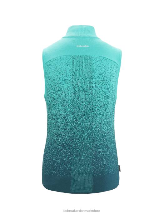 Icebreaker Kvinder zoneknit merino isoleret vest i dybet B00X682 tøj frisk/grøn herlighed