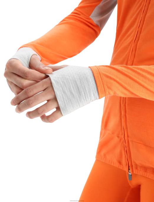 Icebreaker Kvinder zoneknit merino langærmet jakke med lynlås B00X851 tøj flash/ether