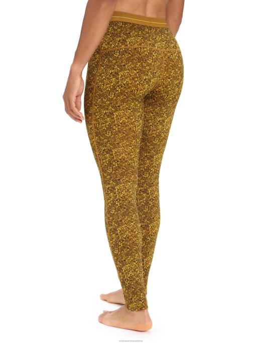 Icebreaker Kvinder merino 200 oasis termiske leggings lav B00X866 tøj lydløst guld/nelliker