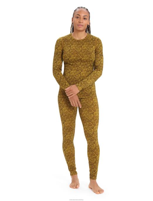 Icebreaker Kvinder merino 200 oasis termiske leggings lav B00X866 tøj lydløst guld/nelliker