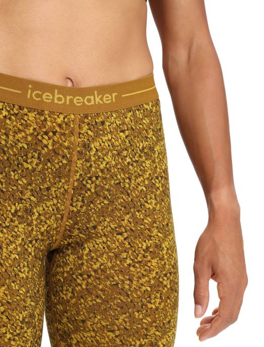 Icebreaker Kvinder merino 200 oasis termiske leggings lav B00X866 tøj lydløst guld/nelliker