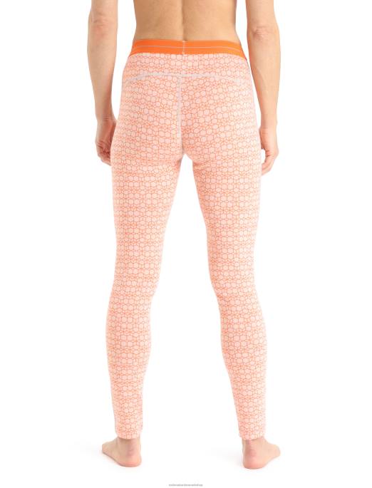 Icebreaker Kvinder merino 250 vertex termiske leggings alpine geo B00X868 tøj sne/blink