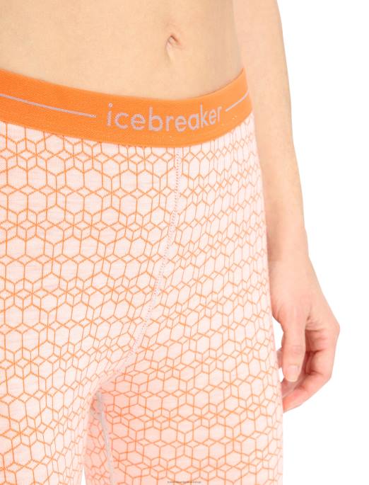 Icebreaker Kvinder merino 250 vertex termiske leggings alpine geo B00X868 tøj sne/blink