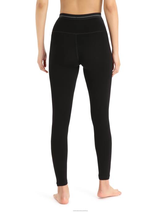 Icebreaker Kvinder merino 260 tech højtaljede termiske leggings B00X577 tøj sort