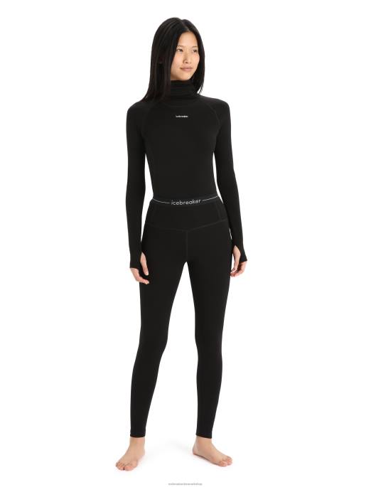Icebreaker Kvinder merino 260 tech højtaljede termiske leggings B00X577 tøj sort
