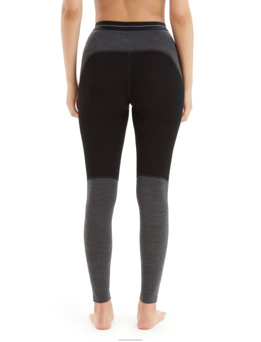 Icebreaker Kvinder merino 260 zoneknit leggings B00X598 tøj sort/jet lyng