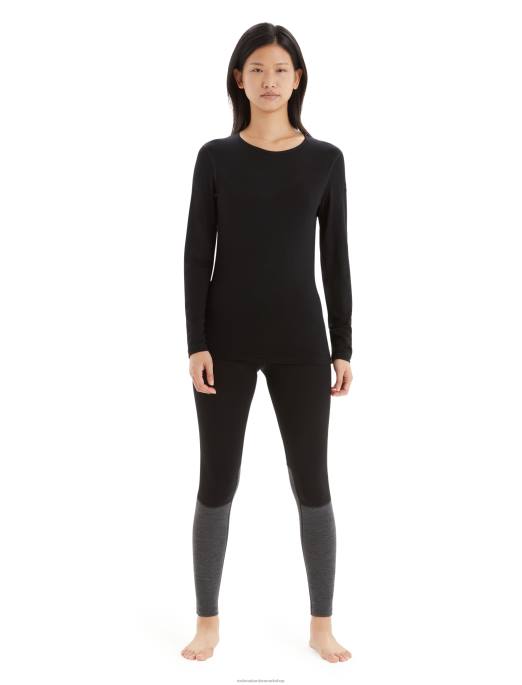Icebreaker Kvinder merino 260 zoneknit leggings B00X598 tøj sort/jet lyng