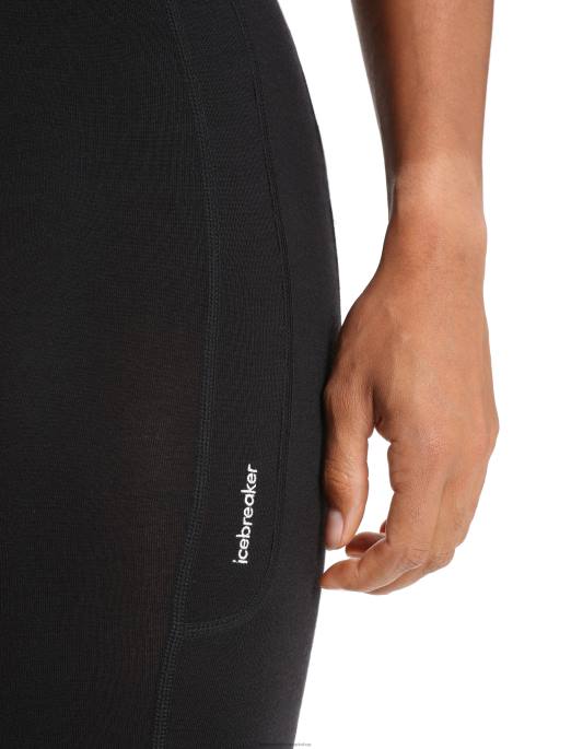 Icebreaker Kvinder merino fastray tights med høj talje B00X733 tøj sort