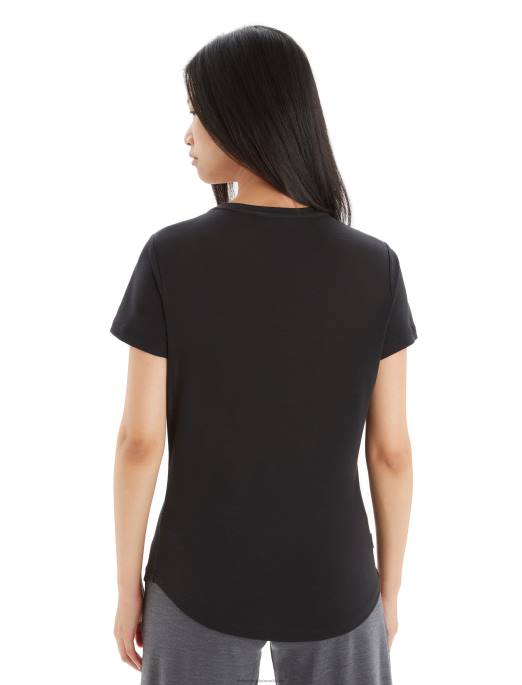 Icebreaker Kvinder merino sphere ii kortærmet scoop t-shirt B00X611 tøj sort
