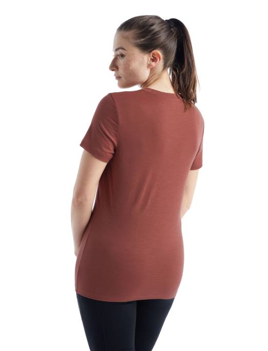 Icebreaker Kvinder merino tech lite ii kortærmede scoop t-shirt myldrende former B00X926 tøj drue