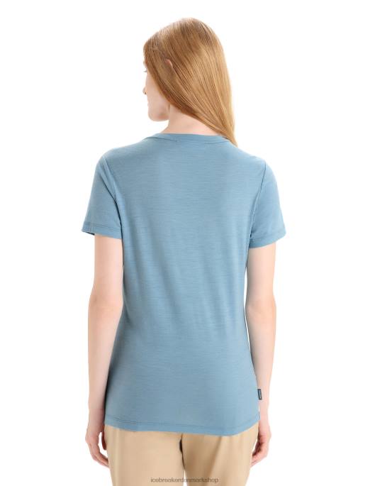 Icebreaker Kvinder merino tech lite ii kortærmede scoop t-shirt reflekslinjer B00X627 tøj astral blå