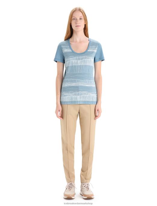 Icebreaker Kvinder merino tech lite ii kortærmede scoop t-shirt reflekslinjer B00X627 tøj astral blå