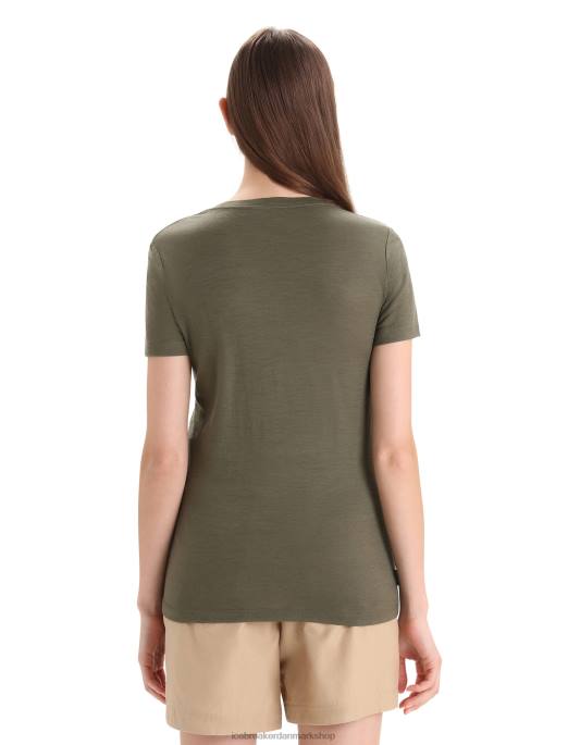 Icebreaker Kvinder merino tech lite ii kortærmede scoop t-shirt reflekslinjer B00X628 tøj loden