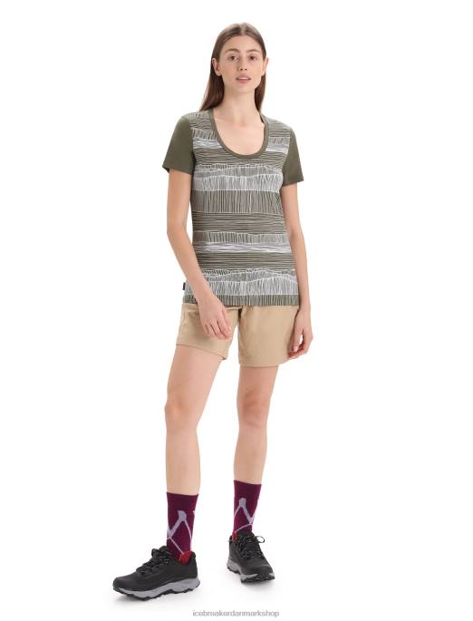 Icebreaker Kvinder merino tech lite ii kortærmede scoop t-shirt reflekslinjer B00X628 tøj loden