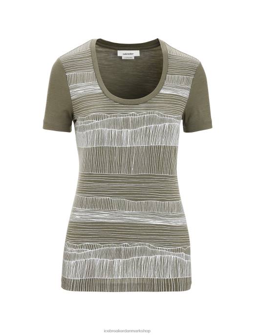 Icebreaker Kvinder merino tech lite ii kortærmede scoop t-shirt reflekslinjer B00X628 tøj loden