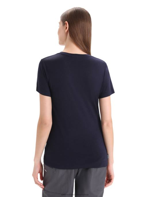 Icebreaker Kvinder merino tech lite ii kortærmede t-shirt kadencebaner B00X634 tøj midnatsflåde
