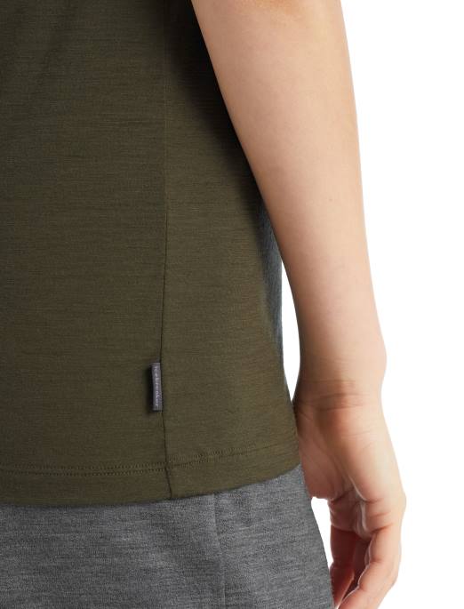 Icebreaker Kvinder merino tech lite ii kortærmet scoop t-shirt cirkel B00X929 tøj loden