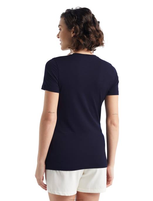 Icebreaker Kvinder merino tech lite ii kortærmet scoop t-shirt cirkel B00X930 tøj midnatsflåde
