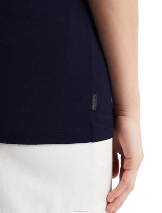 Icebreaker Kvinder merino tech lite ii kortærmet scoop t-shirt cirkel B00X930 tøj midnatsflåde