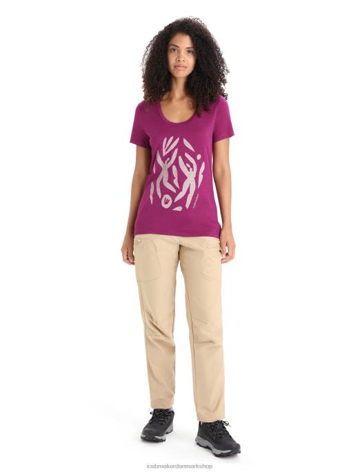 Icebreaker Kvinder merino tech lite ii kortærmet scoop t-shirt naturfest B00X631 tøj gå bær