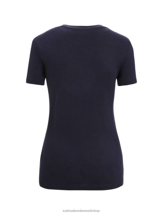 Icebreaker Kvinder merino tech lite ii kortærmet scoop t-shirt naturfest B00X632 tøj midnatsflåde