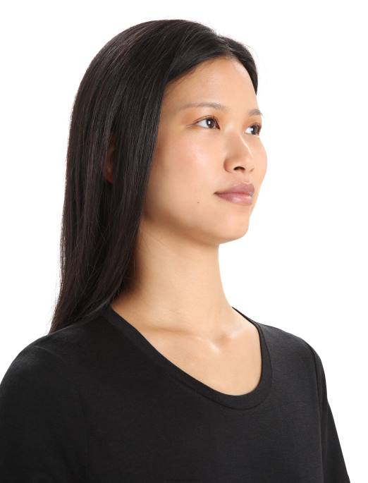 Icebreaker Kvinder merino tech lite ii kortærmet t-shirt B00X599 tøj sort