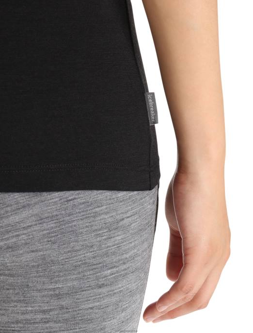 Icebreaker Kvinder merino tech lite ii kortærmet t-shirt B00X599 tøj sort