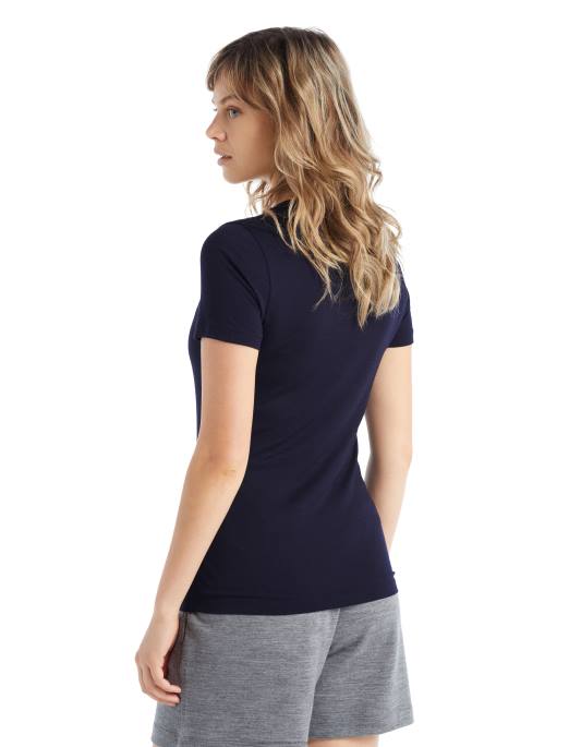 Icebreaker Kvinder merino tech lite ii kortærmet t-shirt B00X602 tøj midnatsflåde