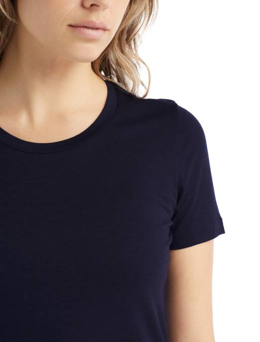 Icebreaker Kvinder merino tech lite ii kortærmet t-shirt B00X602 tøj midnatsflåde