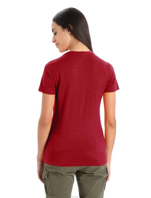 Icebreaker Kvinder merino tech lite ii kortærmet t-shirt B00X872 tøj kirsebær