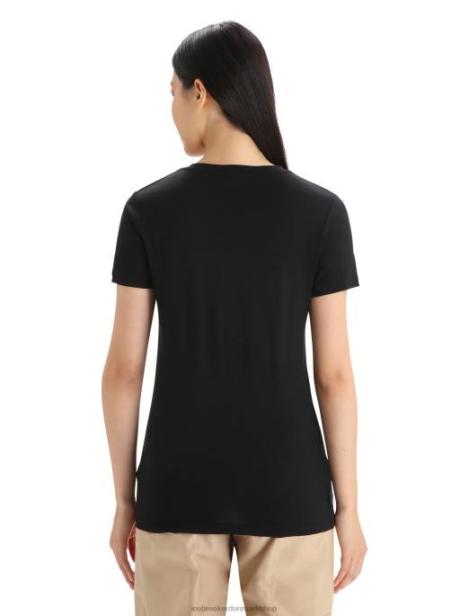 Icebreaker Kvinder merino tech lite ii kortærmet t-shirt foråret B00X620 tøj sort